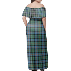 Clan Malcolm Ancient Tartan Hawaii Dress DS81 Clan Malcolm Tartan Hawaii Dress   