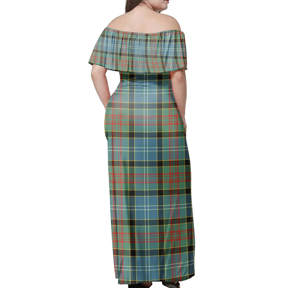 Clan Paisley District Tartan Hawaii Dress VE97 Clan Paisley Tartan Hawaii Dress   