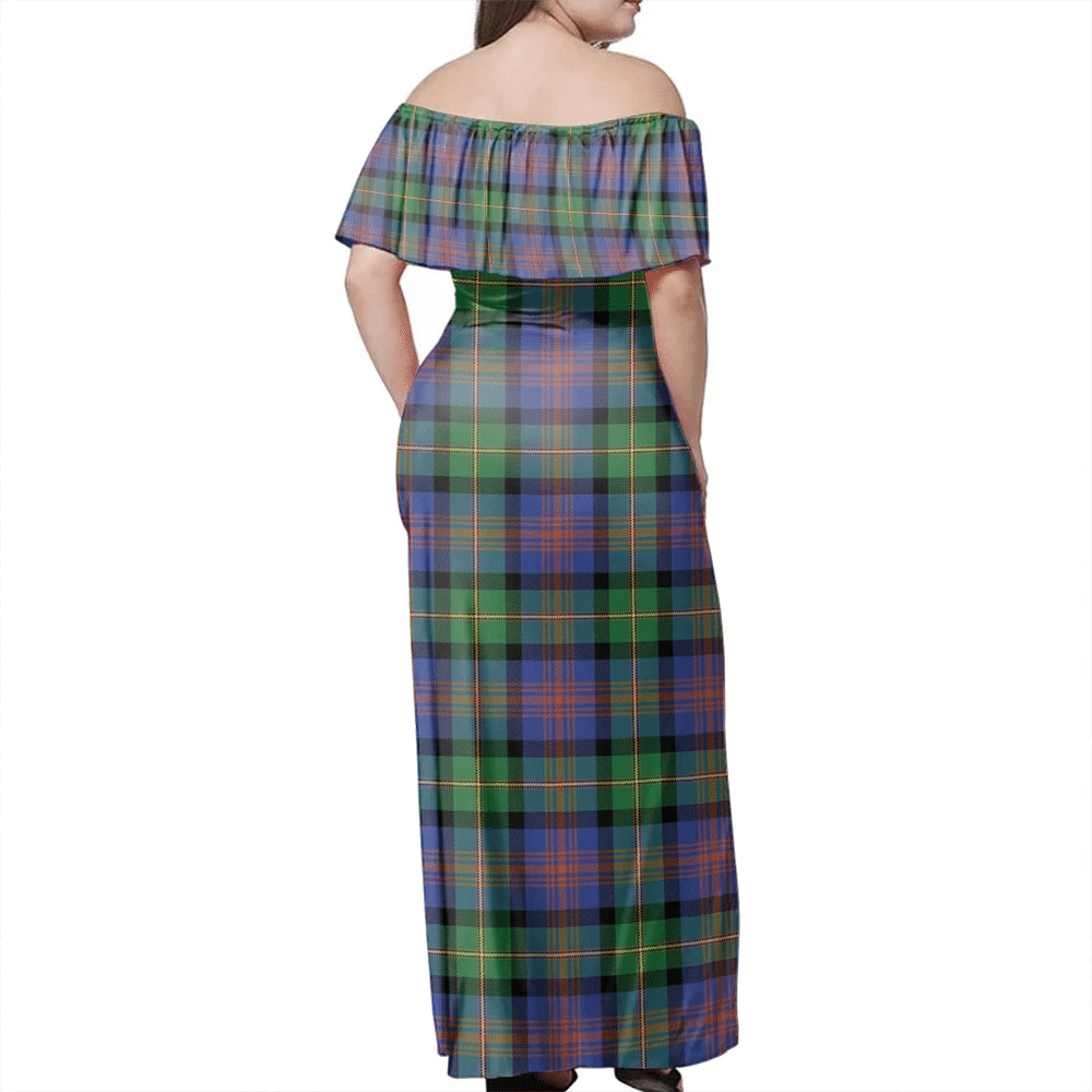 Clan Logan Ancient Tartan Hawaii Dress AI46 Clan Logan Tartan Hawaii Dress   