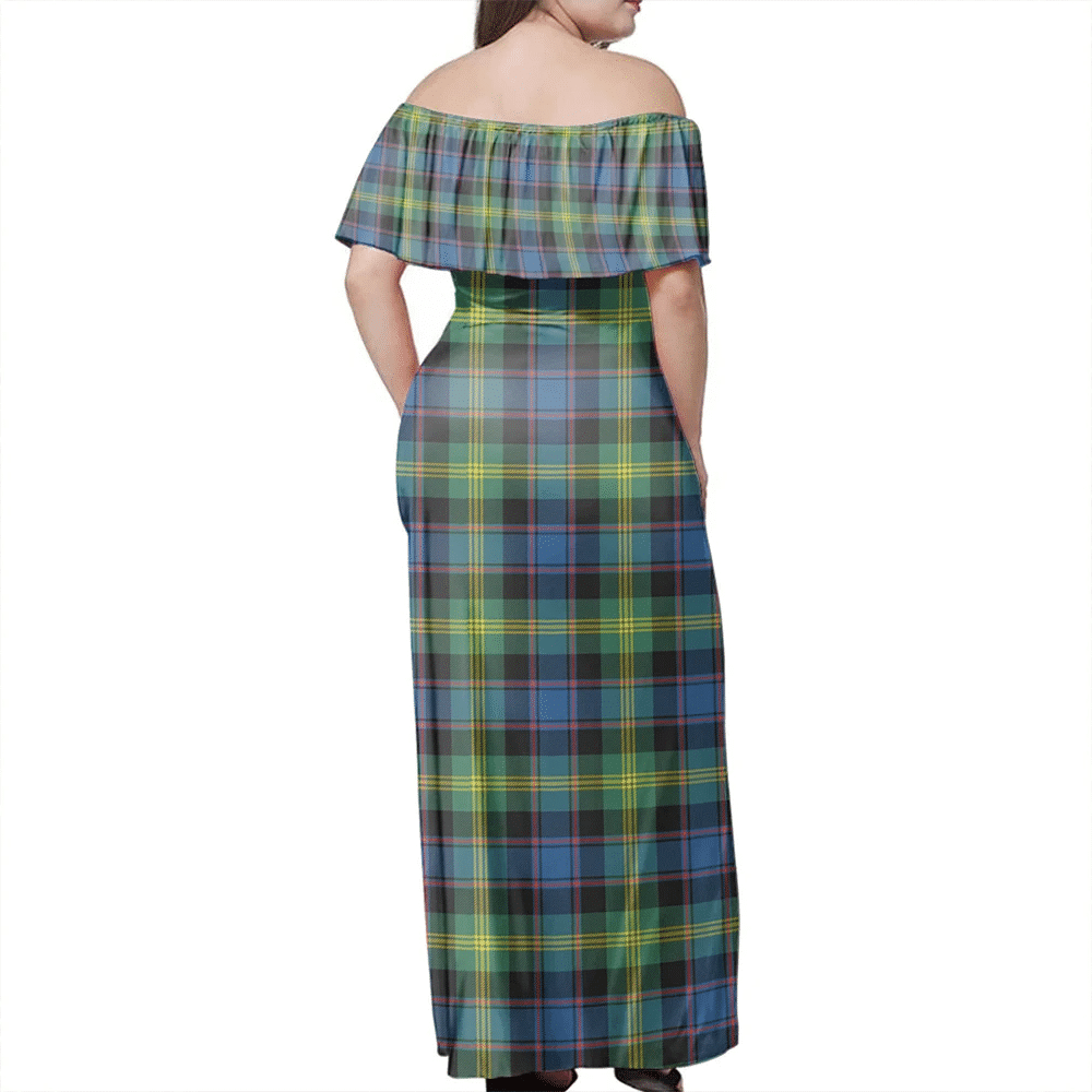 Clan Watson Ancient Tartan Hawaii Dress EL61 Clan Watson Tartan Hawaii Dress   