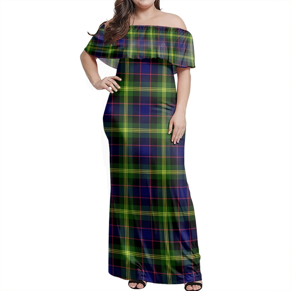 Clan Watson Modern Tartan Hawaii Dress PI49 Clan Watson Tartan Hawaii Dress   