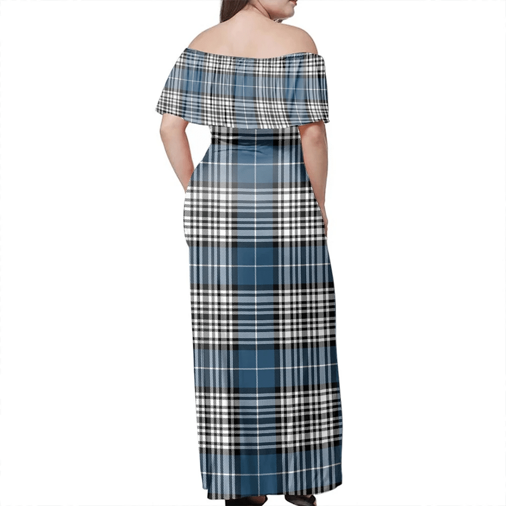 Clan Napier Modern Tartan Hawaii Dress MO60 Clan Napier Tartan Hawaii Dress   