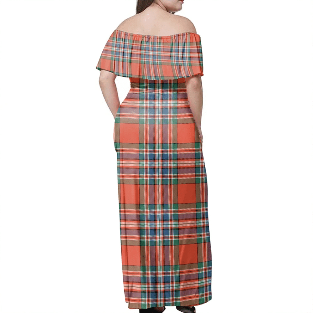 Clan MacFarlane Ancient Tartan Hawaii Dress BE97 Clan MacFarlane Tartan Hawaii Dress   
