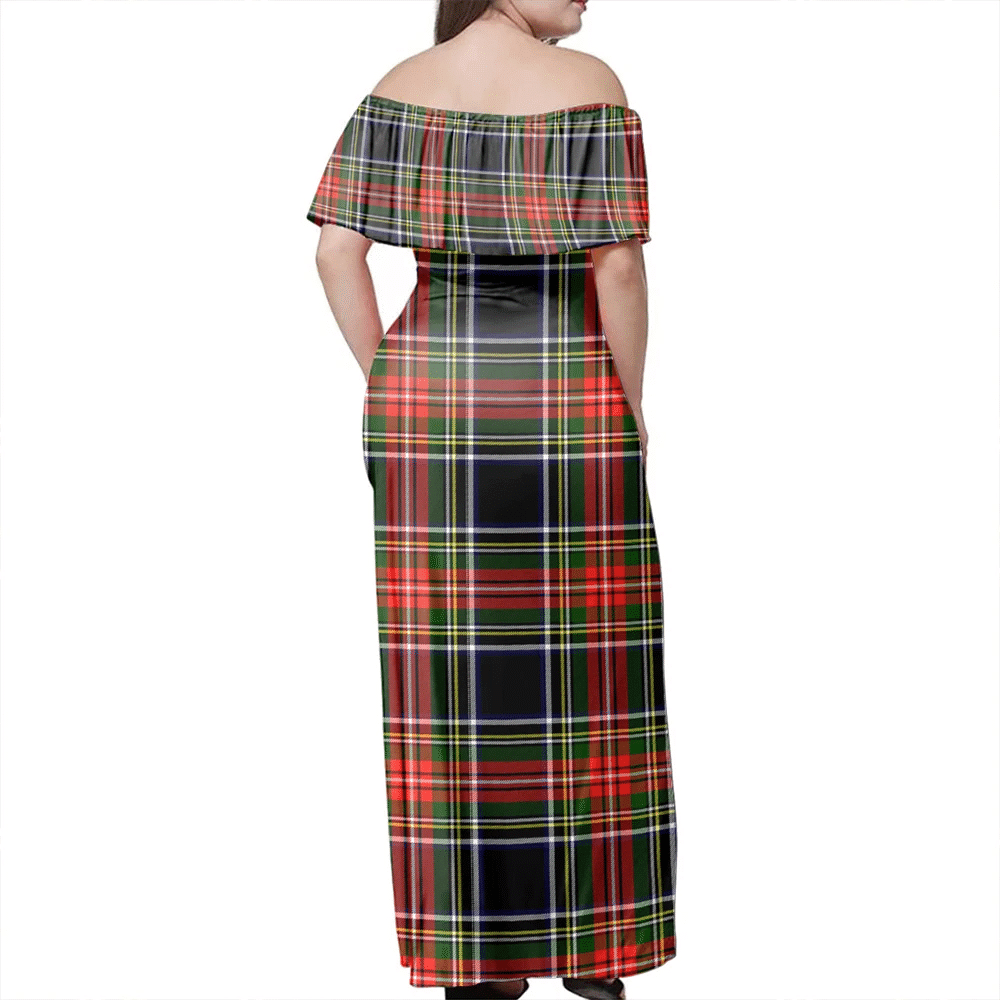 Clan Stewart Black Tartan Hawaii Dress NQ16 Clan Stewart Tartan Hawaii Dress   