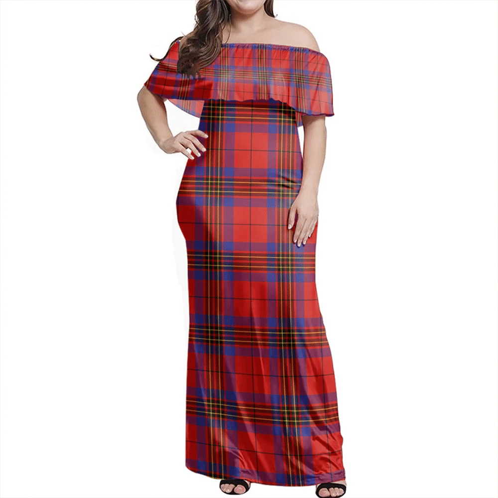 Clan Leslie Modern Tartan Hawaii Dress WZ94 Clan Leslie Tartan Hawaii Dress   
