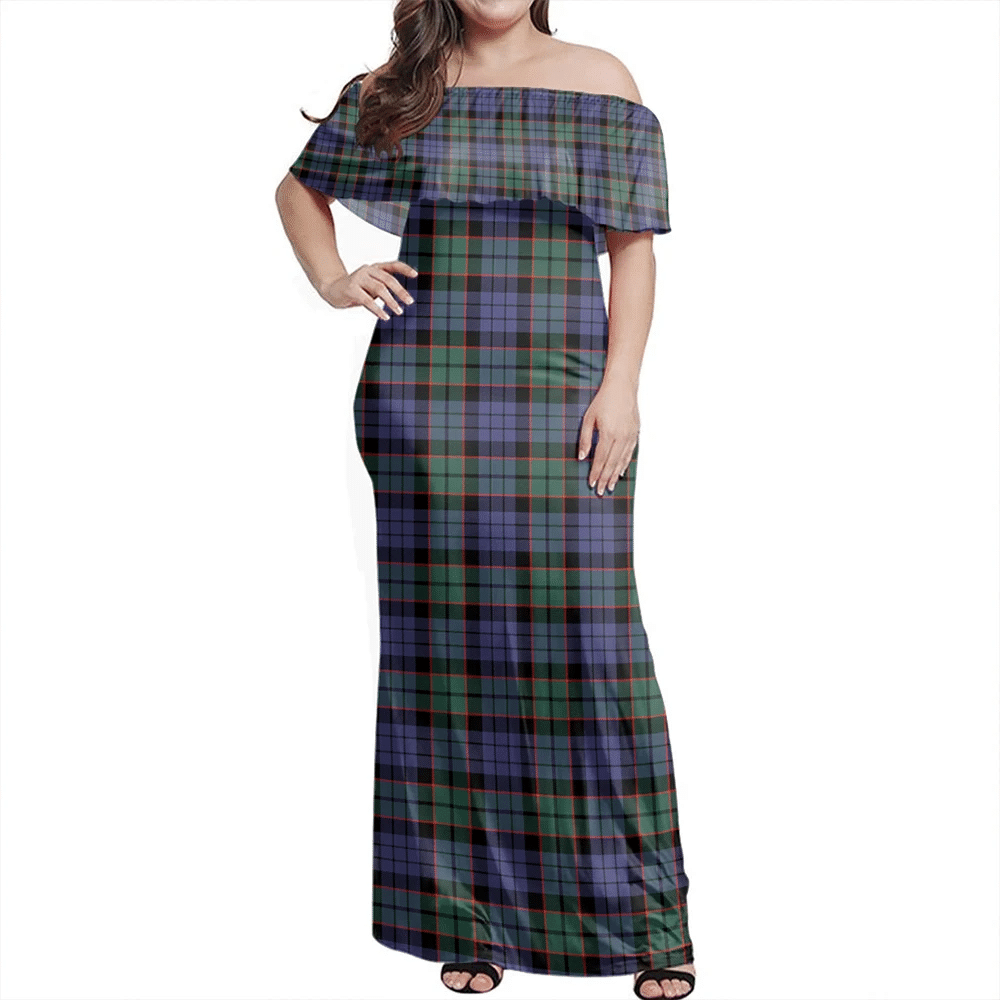 Clan Fletcher Modern Tartan Hawaii Dress LV32 Clan Fletcher Tartan Hawaii Dress   