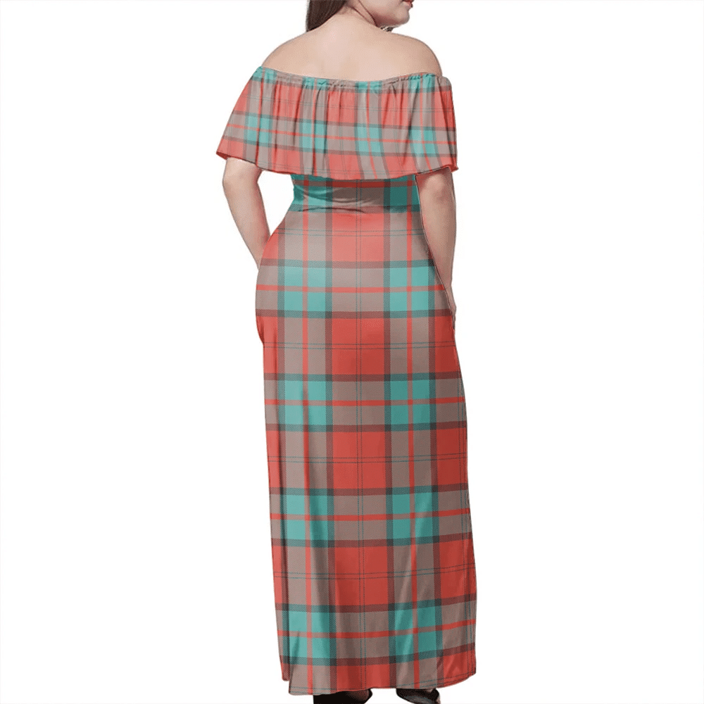 Clan Dunbar Ancient Tartan Hawaii Dress BU79 Clan Dunbar Tartan Hawaii Dress   