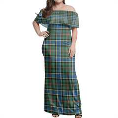 Clan Ogilvie Hunting Ancient Tartan Hawaii Dress XD23 Clan Ogilvie Tartan Hawaii Dress   