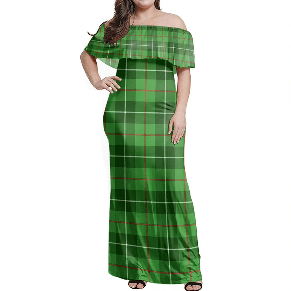 Clan Galloway District Tartan Hawaii Dress PS49 Clan Galloway Tartan Hawaii Dress   