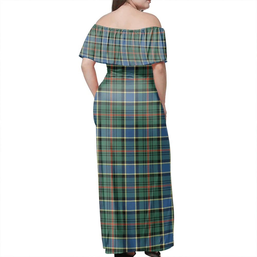 Clan Ogilvie Hunting Ancient Tartan Hawaii Dress XD23 Clan Ogilvie Tartan Hawaii Dress   