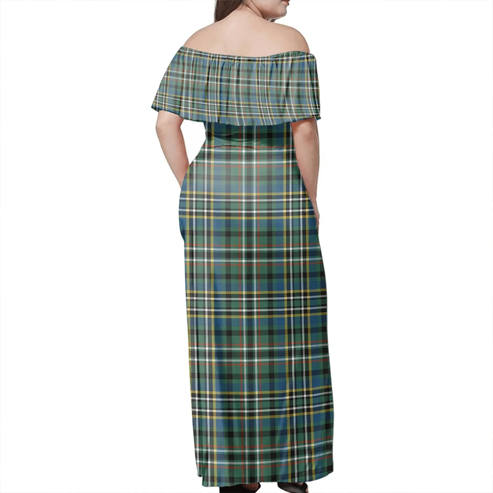 Clan Scott Green Ancient Tartan Hawaii Dress MD17 Clan Scott (Scott Tartan) Tartan Hawaii Dress   