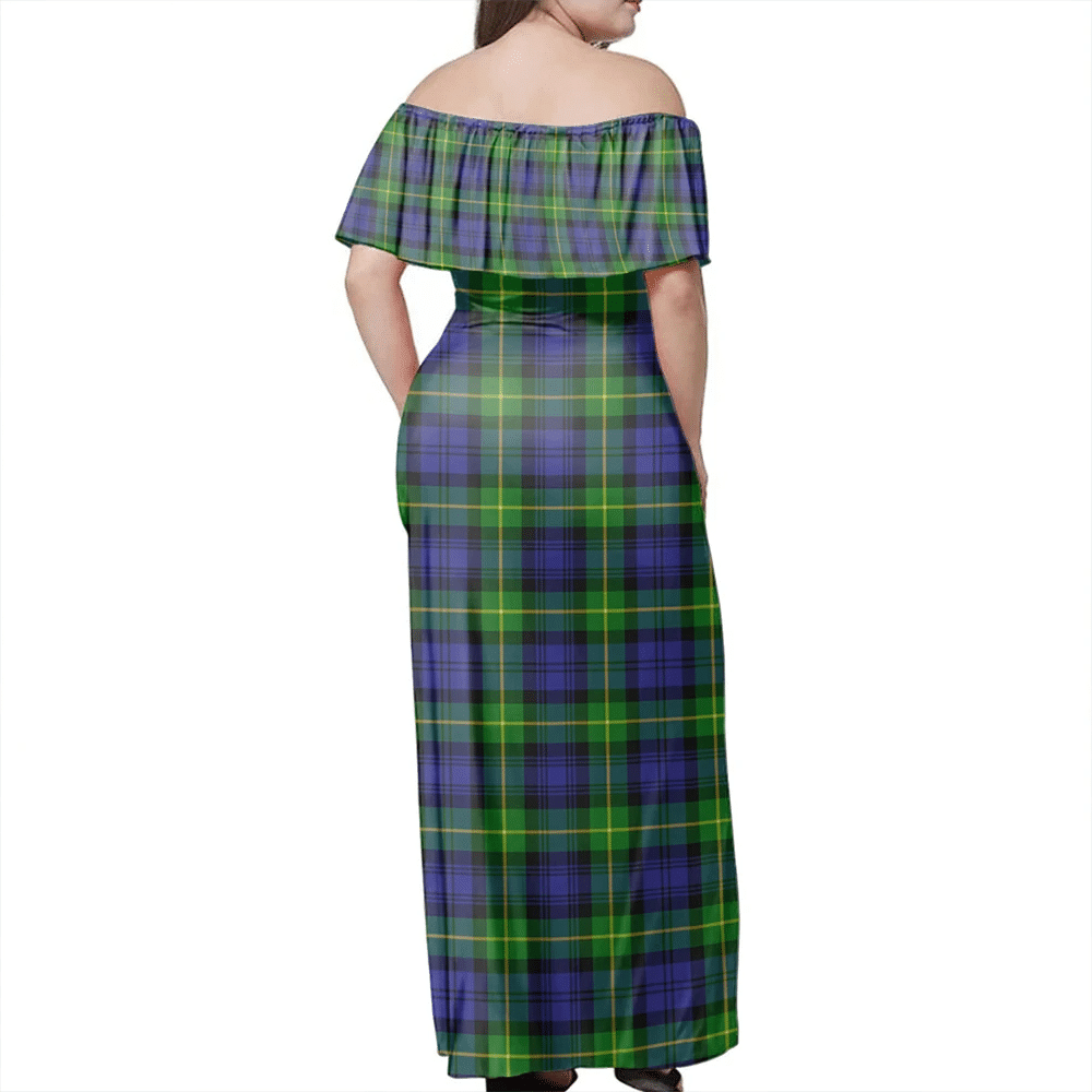 Clan Gordon Modern Tartan Hawaii Dress IP81 Clan Gordon Tartan Hawaii Dress   