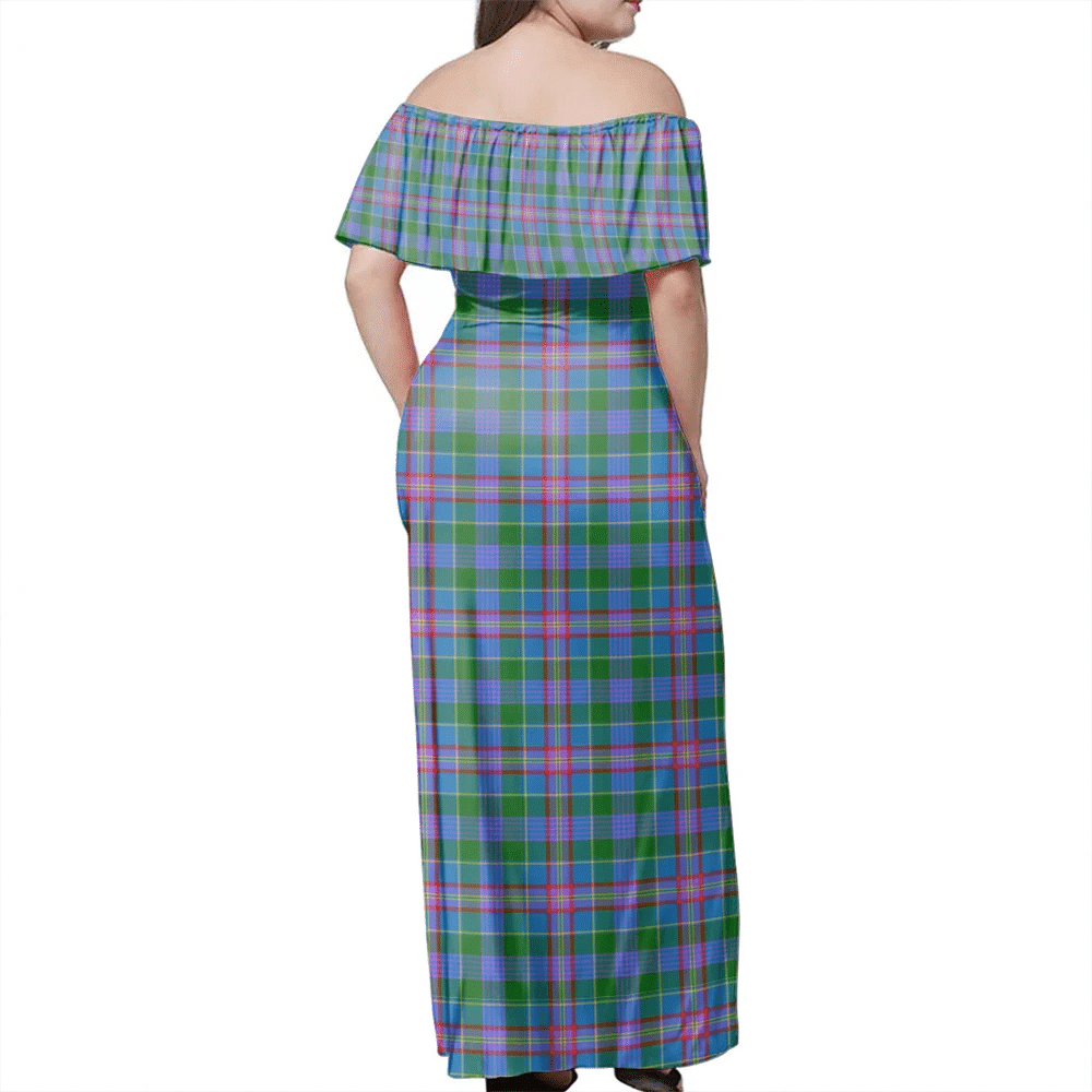 Clan Pitcairn Hunting Tartan Hawaii Dress XI31 Clan Pitcairn Tartan Hawaii Dress   