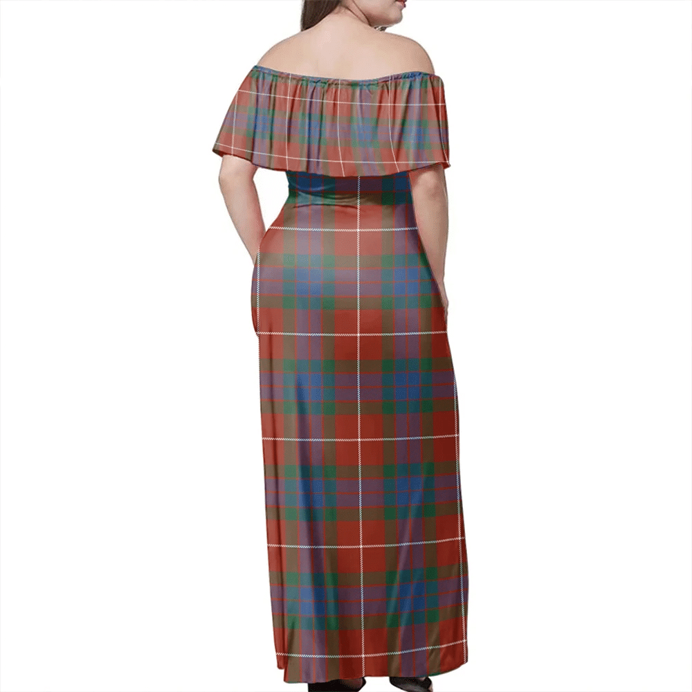 Clan Fraser Ancient Tartan Hawaii Dress CA28 Clan Fraser Tartan Hawaii Dress   