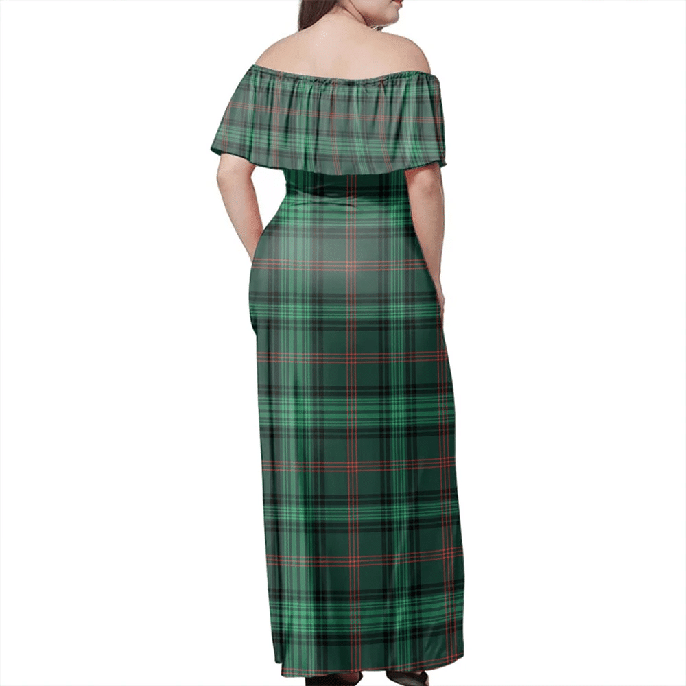 Clan Ross Hunting Modern Tartan Hawaii Dress OO71 Clan Ross Tartan Hawaii Dress   