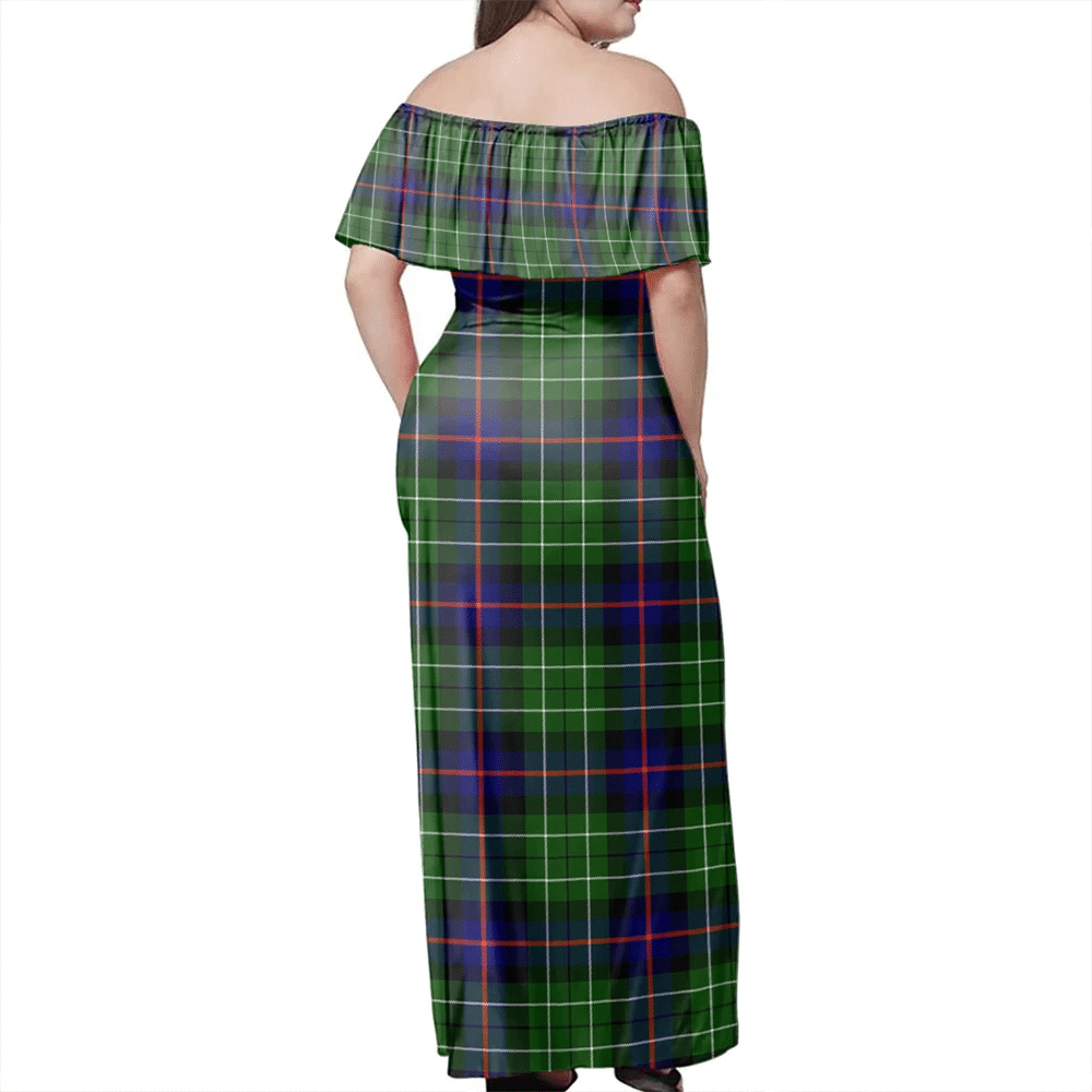 Clan Leslie Hunting Ancient Tartan Hawaii Dress VN55 Clan Leslie Tartan Hawaii Dress   