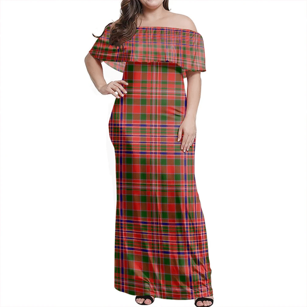 Clan MacAlister Modern Tartan Hawaii Dress UP61 Clan MacAlister Tartan Hawaii Dress   
