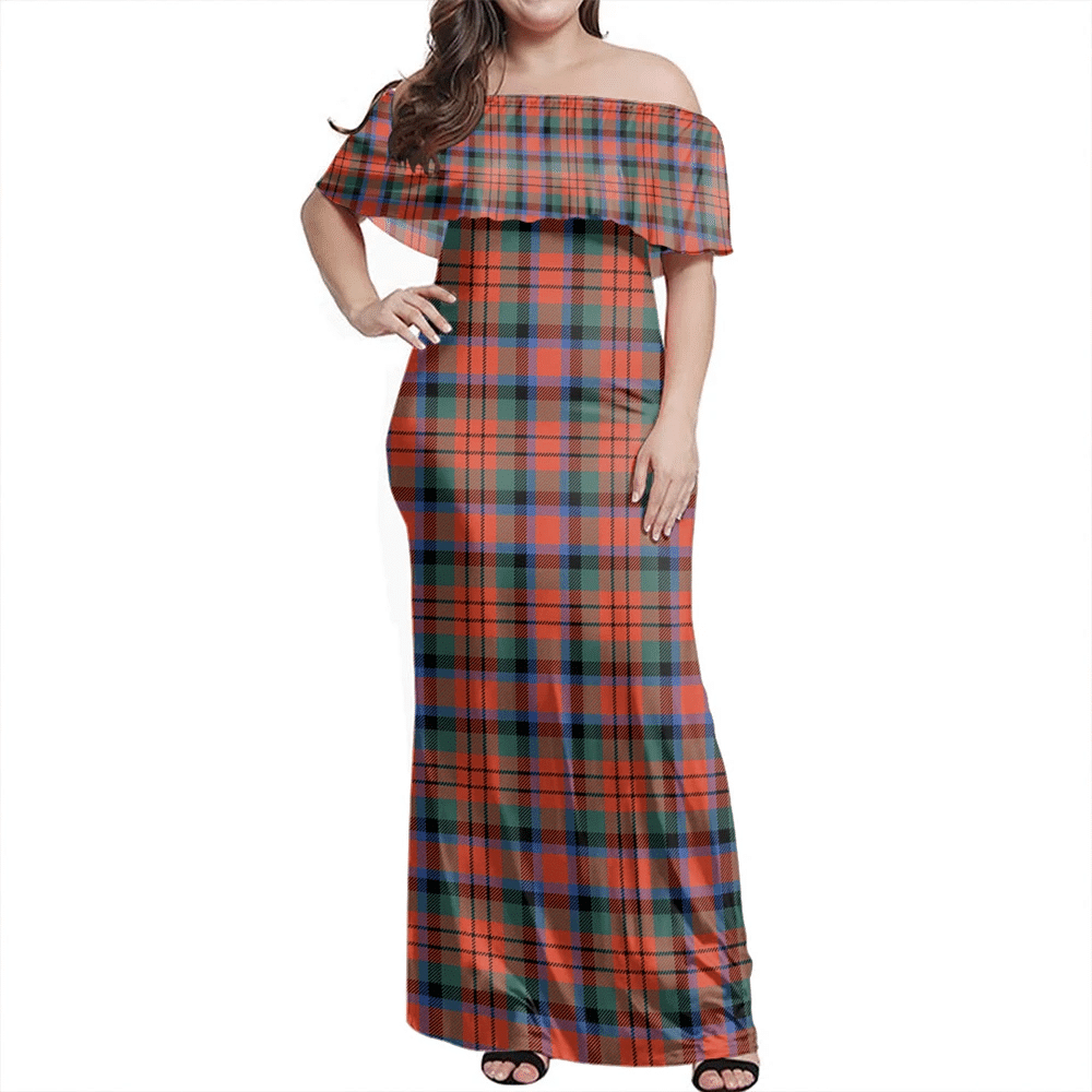 Clan MacDuff Ancient Tartan Hawaii Dress YN27 Clan MacDuff Tartan Hawaii Dress   