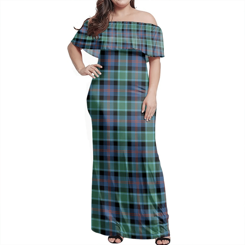 Clan MacTaggart Ancient Tartan Hawaii Dress WV66 Clan MacTaggart Tartan Hawaii Dress   