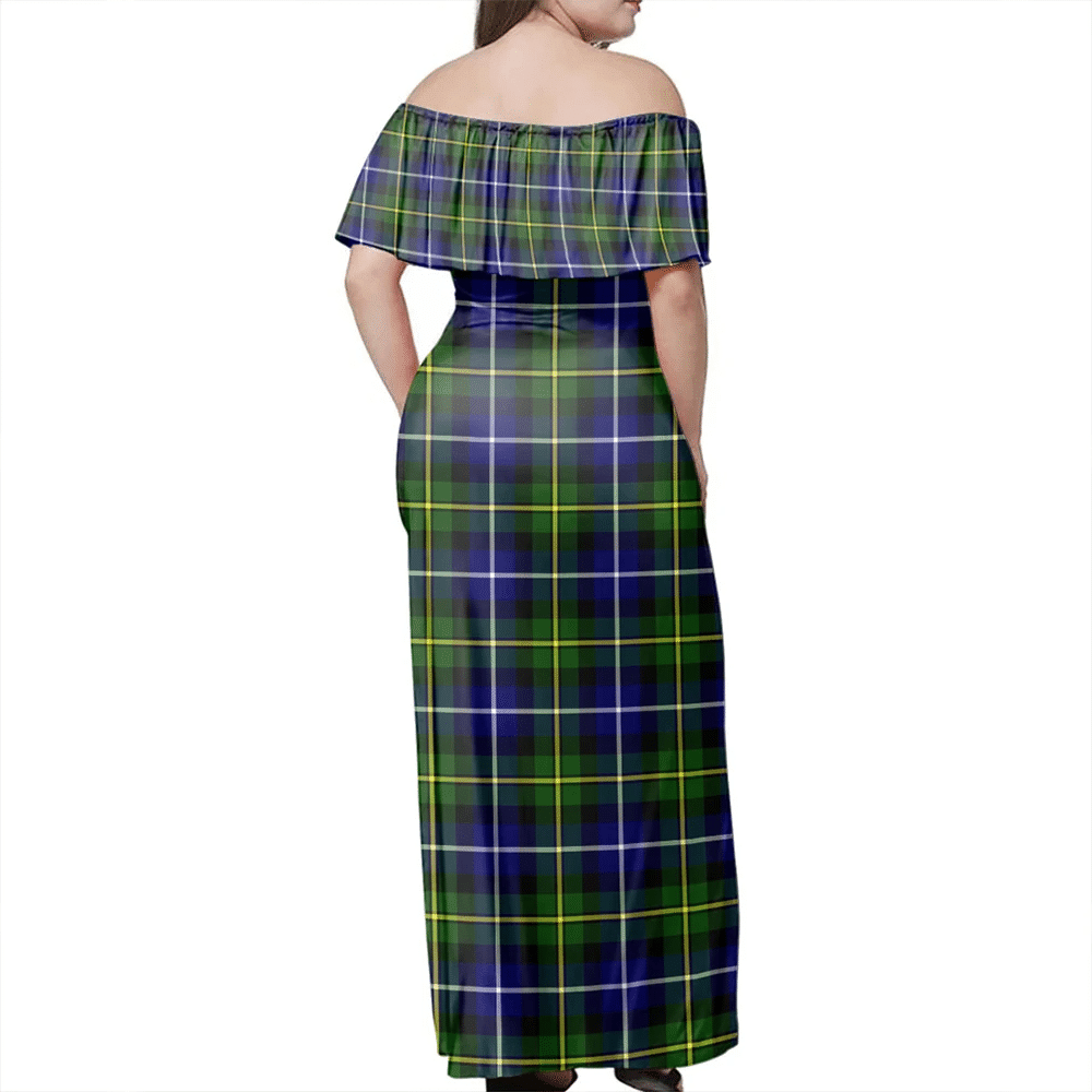Clan MacNeill Of Barra Modern Tartan Hawaii Dress YD66 Clan MacNeil / MacNeill Tartan Hawaii Dress   