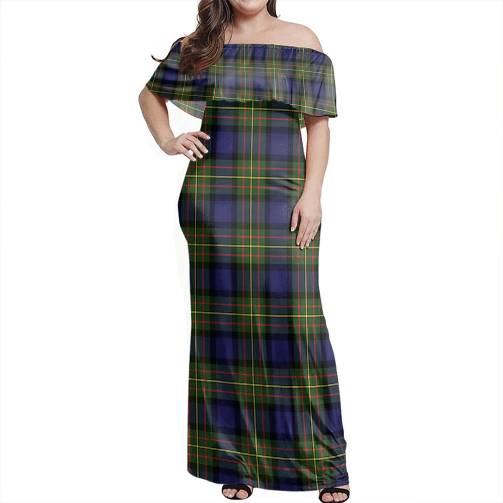 Clan MacLaren Modern Tartan Hawaii Dress XC20  Tartan Hawaii Dress   