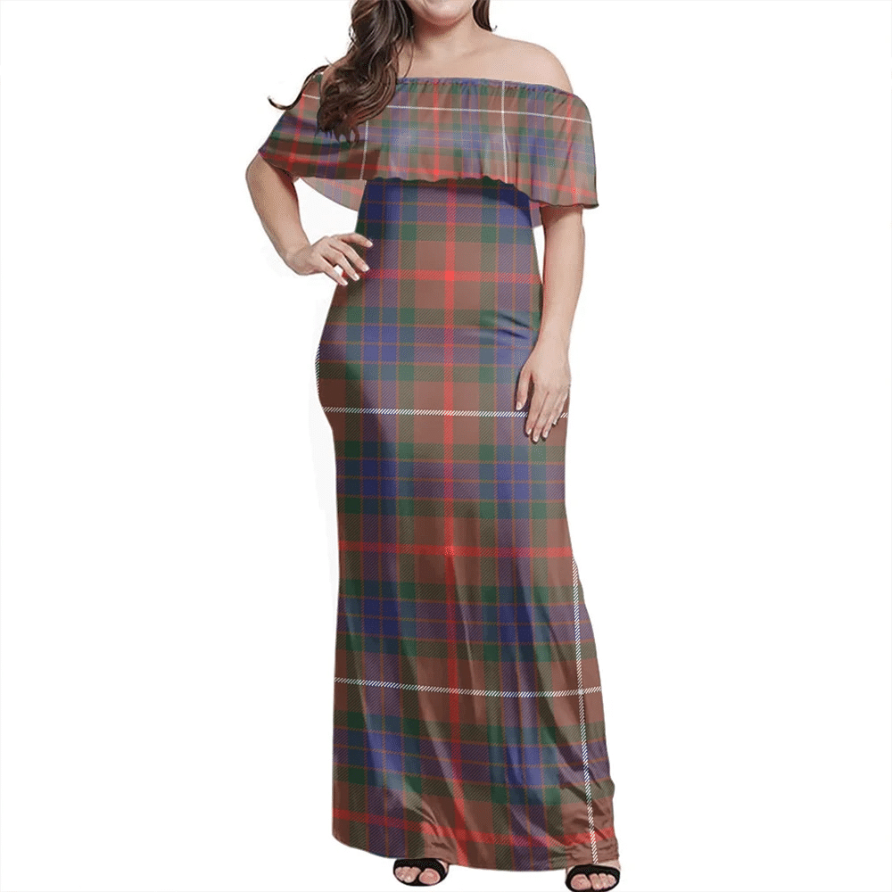 Clan Fraser Hunting Modern Tartan Hawaii Dress CF38 Clan Fraser Tartan Hawaii Dress   
