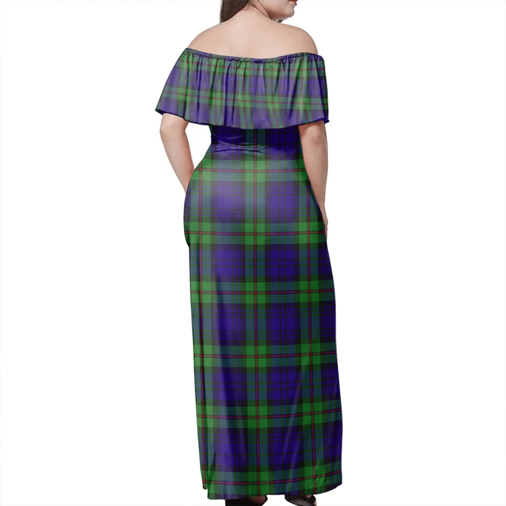 Clan MacKinlay Modern Tartan Hawaii Dress UK39 Clan Mackinlay Tartan Hawaii Dress   