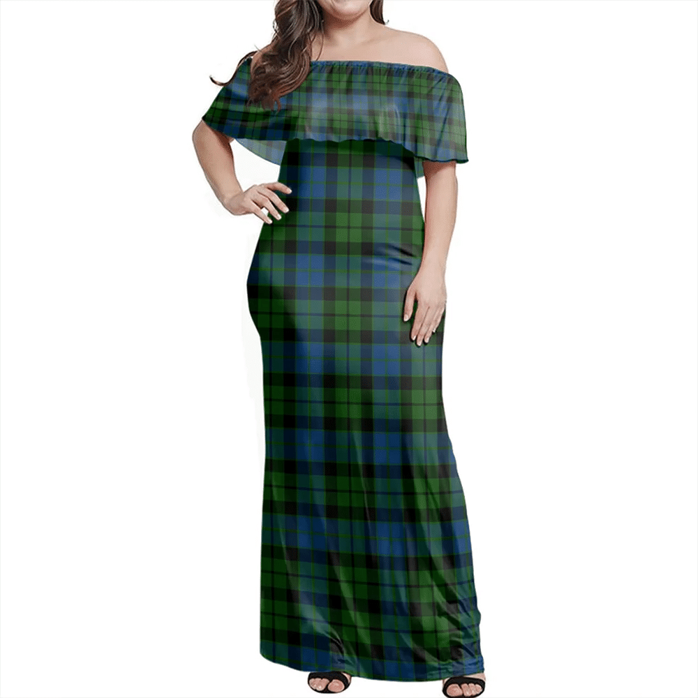 Clan MacKay Modern Tartan Hawaii Dress LX13 Clan MacKay Tartan Hawaii Dress   