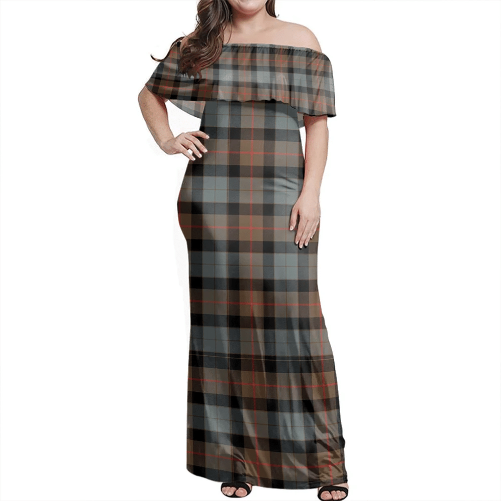 Clan Gunn Weathered Tartan Hawaii Dress BA11 Clan Gunn Tartan Hawaii Dress   
