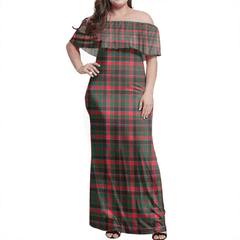 Clan Cumming Hunting Modern Tartan Hawaii Dress VR70 Clan Cumming Tartan Hawaii Dress   