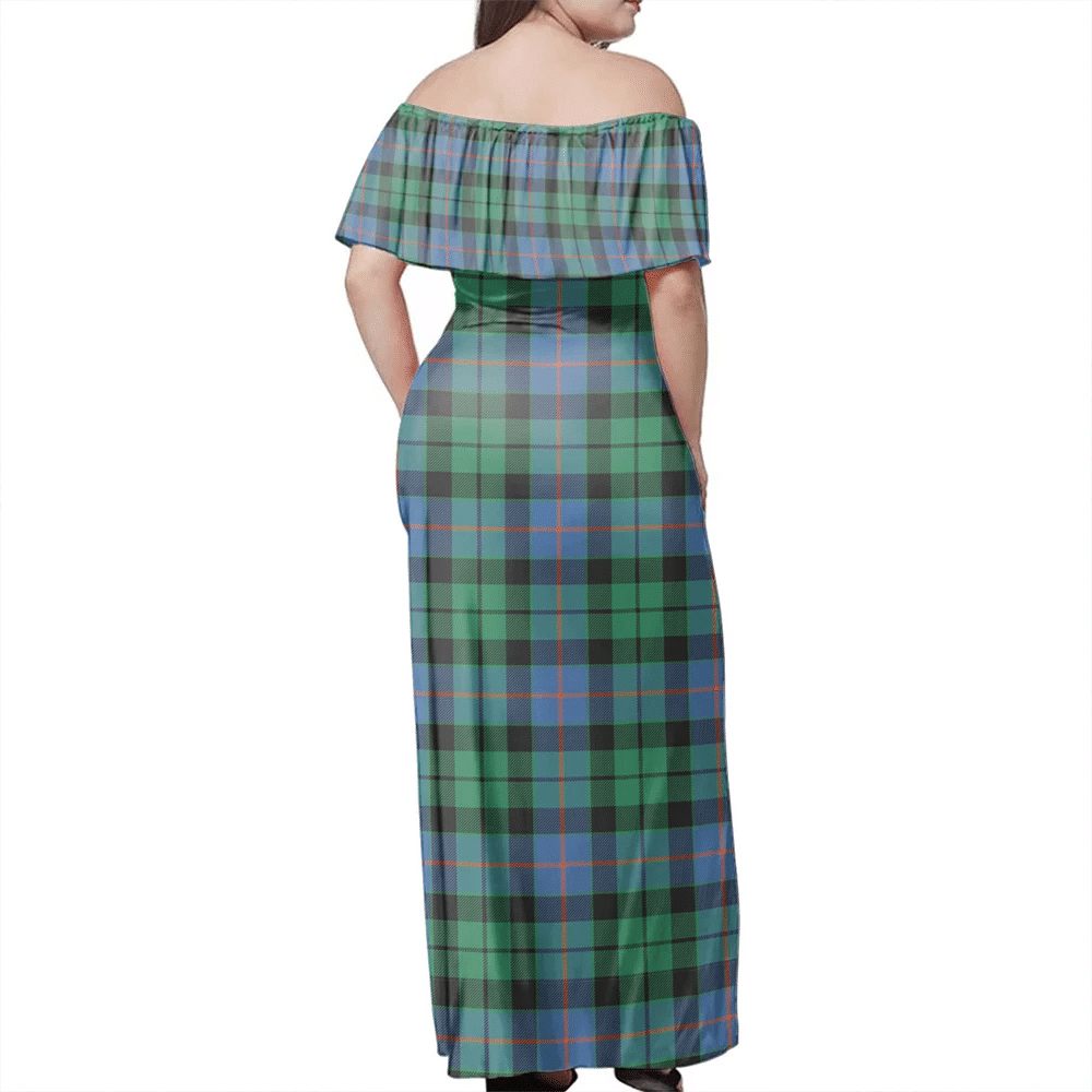 Clan Morrison Ancient Tartan Hawaii Dress TS90 Clan Morrison Tartan Hawaii Dress   