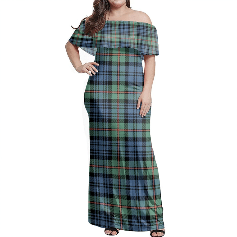 Clan MacKinlay Ancient Tartan Hawaii Dress DR87 Clan Mackinlay Tartan Hawaii Dress   