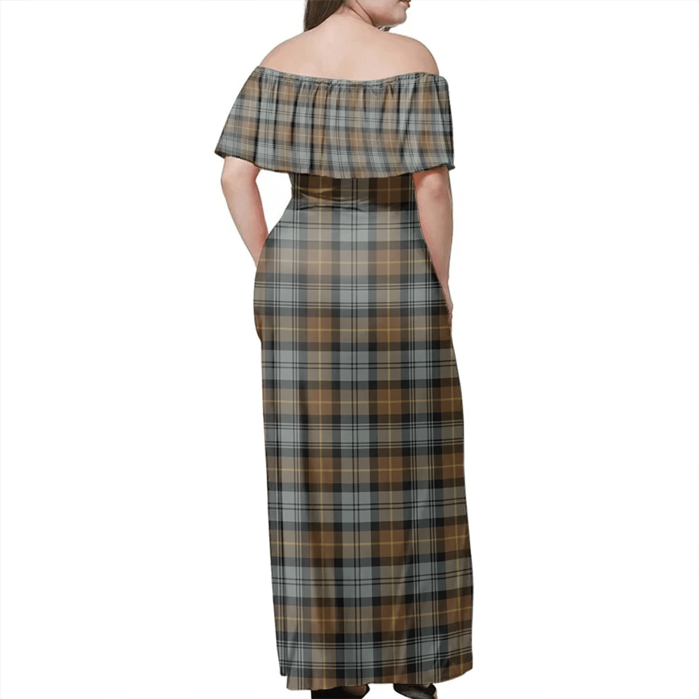 Clan Gordon Old Weathered Tartan Hawaii Dress ZN44 Clan Gordon Tartan Hawaii Dress   
