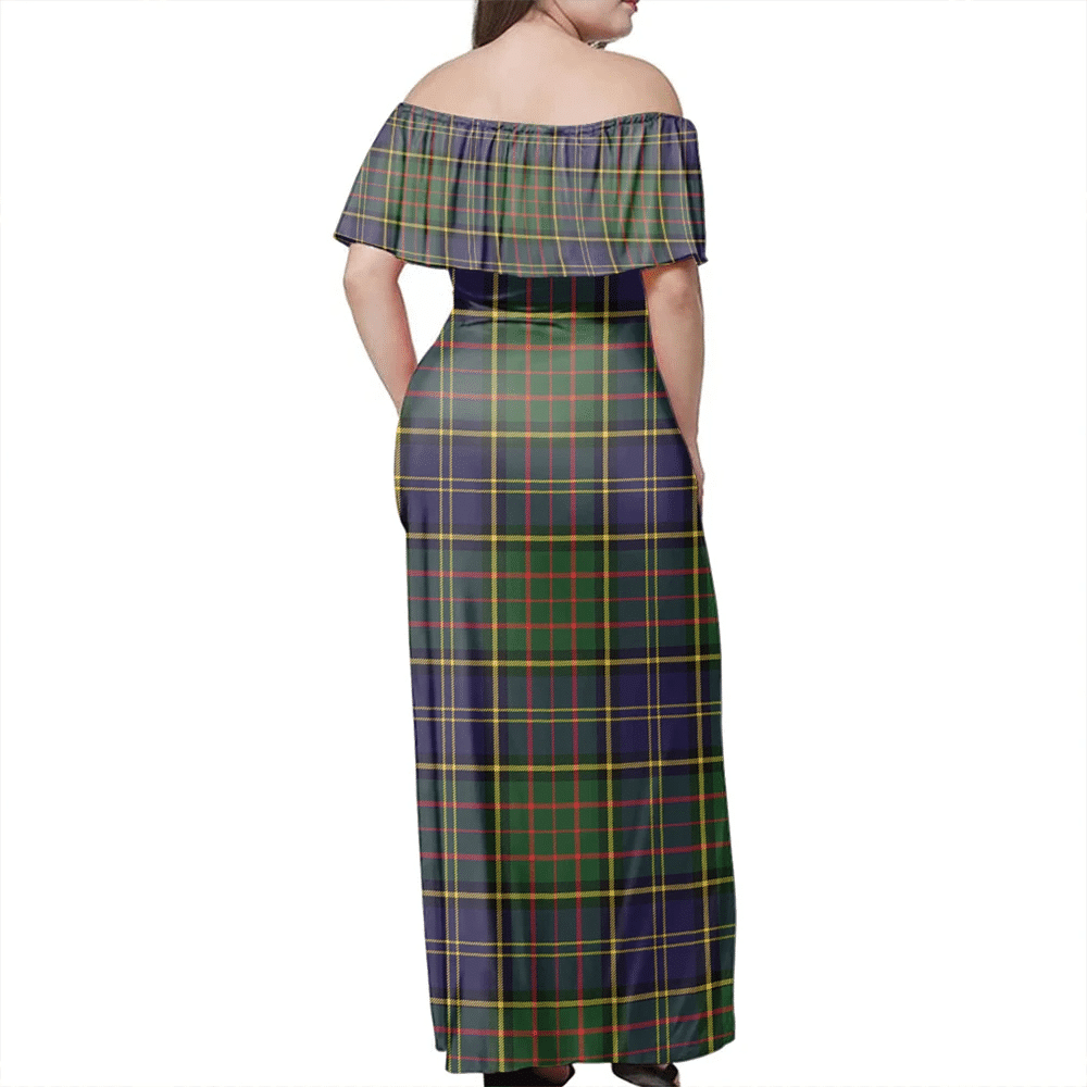 Clan MacMillan Hunting Modern Tartan Hawaii Dress ZX86 Clan MacMillan Tartan Hawaii Dress   