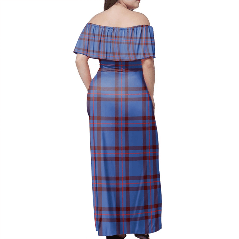 Clan Elliot Modern Tartan Hawaii Dress ZG61 Clan Elliot Tartan Hawaii Dress   