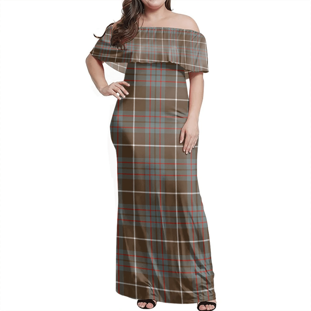 Clan MacIntyre Hunting Weathered Tartan Hawaii Dress QG86 Clan MacIntyre Tartan Hawaii Dress   