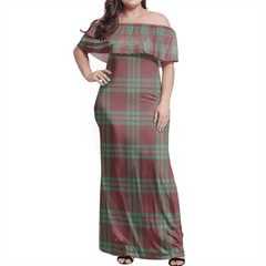 Clan MacGregor Hunting Ancient Tartan Hawaii Dress CD63 Clan MacGregor Tartan Hawaii Dress   