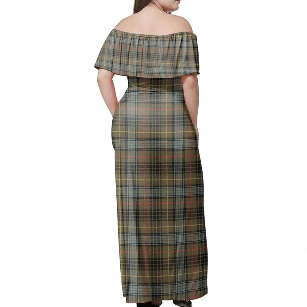 Clan Stewart Hunting Weathered Tartan Hawaii Dress BP33 Clan Stewart Tartan Hawaii Dress   
