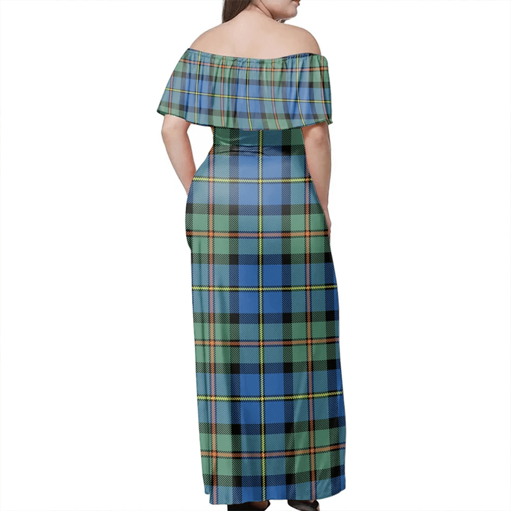 Clan MacLeod Of Harris Ancient Tartan Hawaii Dress XL47  Tartan Hawaii Dress   