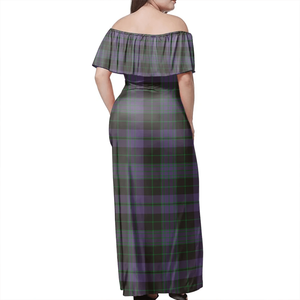 Clan Clergy Green Tartan Hawaii Dress SW68 Clan Clergy Tartan Hawaii Dress   