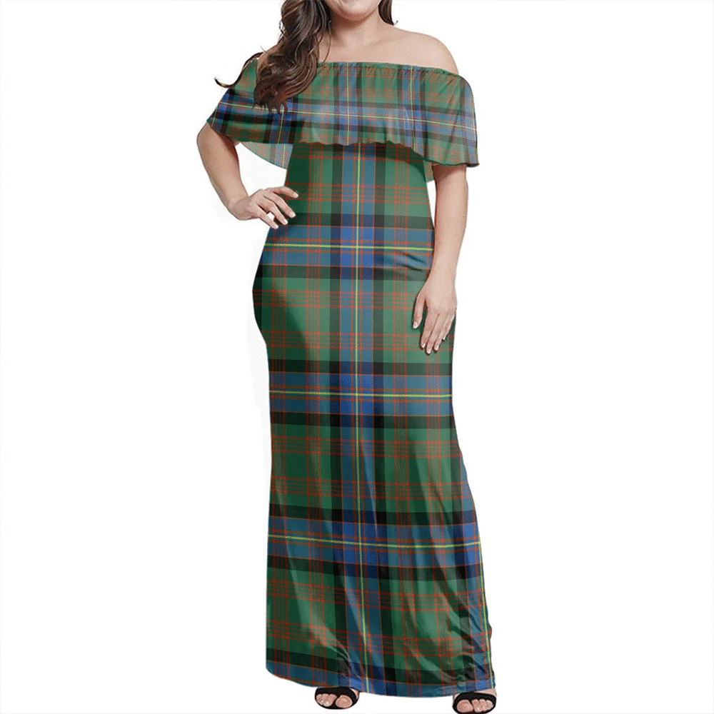 Clan Cochrane Ancient Tartan Hawaii Dress DM68 Clan Cochrane Tartan Hawaii Dress   