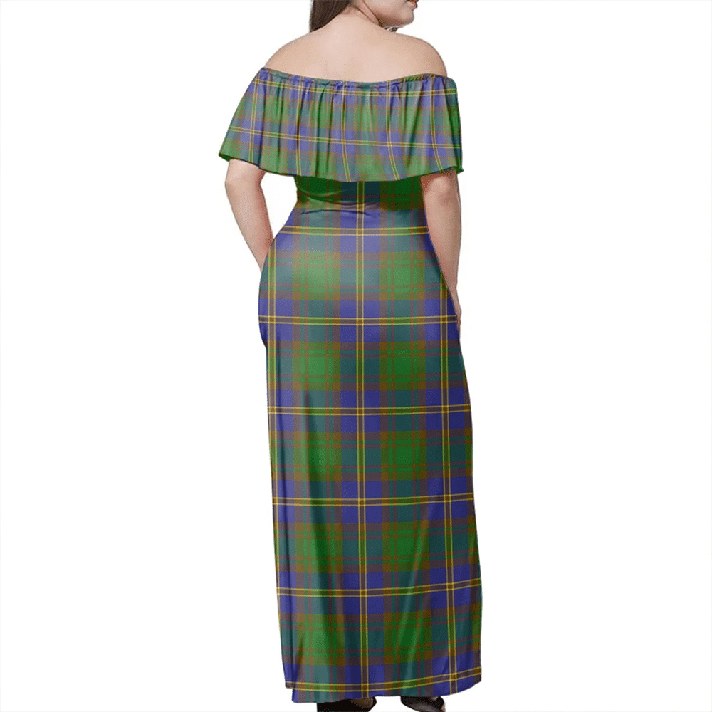 Clan Strange Of Balkaskie Tartan Hawaii Dress ZL13 Clan Strange Tartan Hawaii Dress   