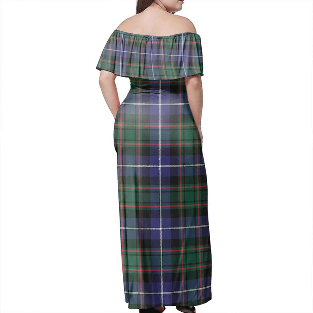 Clan MacRae Hunting Modern Tartan Hawaii Dress UV29 Clan MacRae Tartan Hawaii Dress   