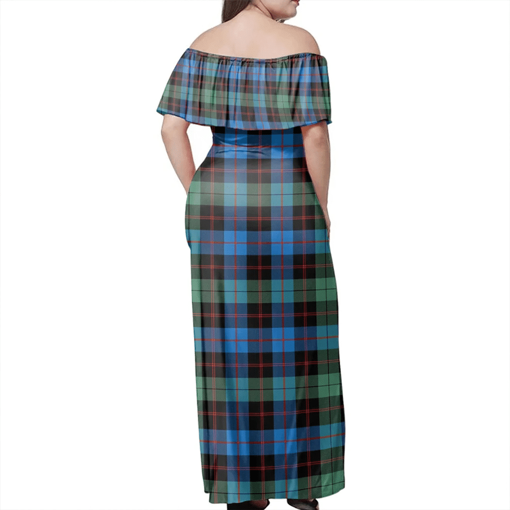 Clan Guthrie Ancient Tartan Hawaii Dress PO71 Clan Guthrie Tartan Hawaii Dress   