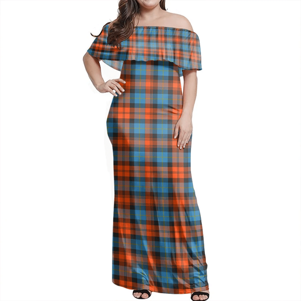 Clan MacLachlan Ancient Tartan Hawaii Dress PN23  Tartan Hawaii Dress   