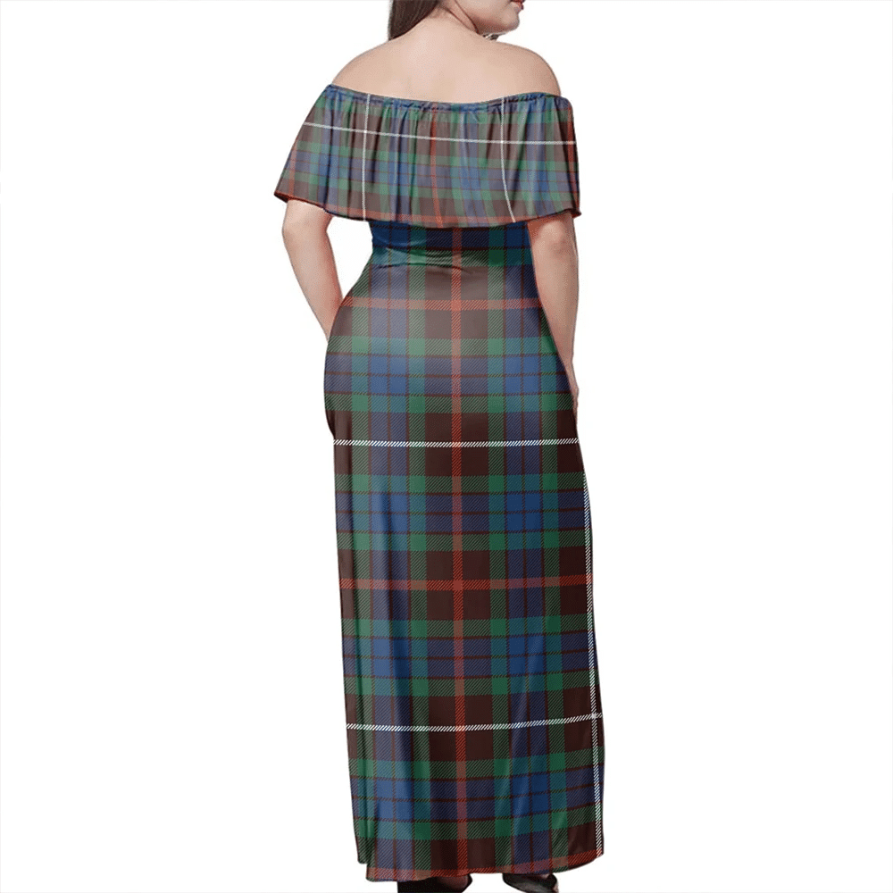 Clan Fraser Hunting Ancient Tartan Hawaii Dress IW18 Clan Fraser Tartan Hawaii Dress   