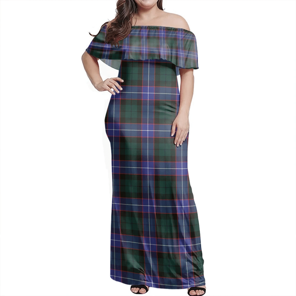 Clan Guthrie Modern Tartan Hawaii Dress DT66 Clan Guthrie Tartan Hawaii Dress   