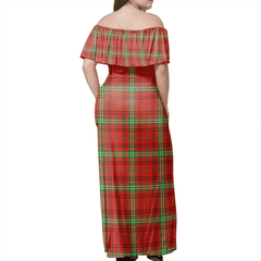 Clan Morrison Red Modern Tartan Hawaii Dress YC46 Clan Morrison Tartan Hawaii Dress   