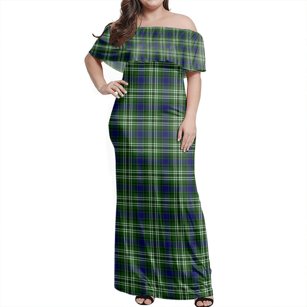 Clan Tweedside District Tartan Hawaii Dress GH98  Tartan Hawaii Dress   