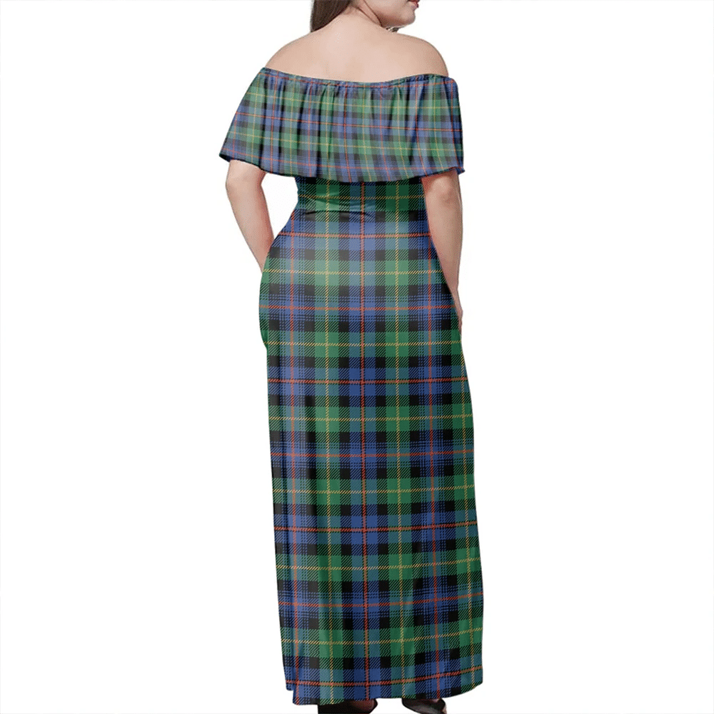 Clan Farquharson Ancient Tartan Hawaii Dress CK24 Clan Farquharson Tartan Hawaii Dress   